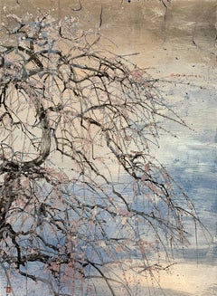 Waiting for a Nightingale II by Lumi Mizutani - Japanese landscape painting