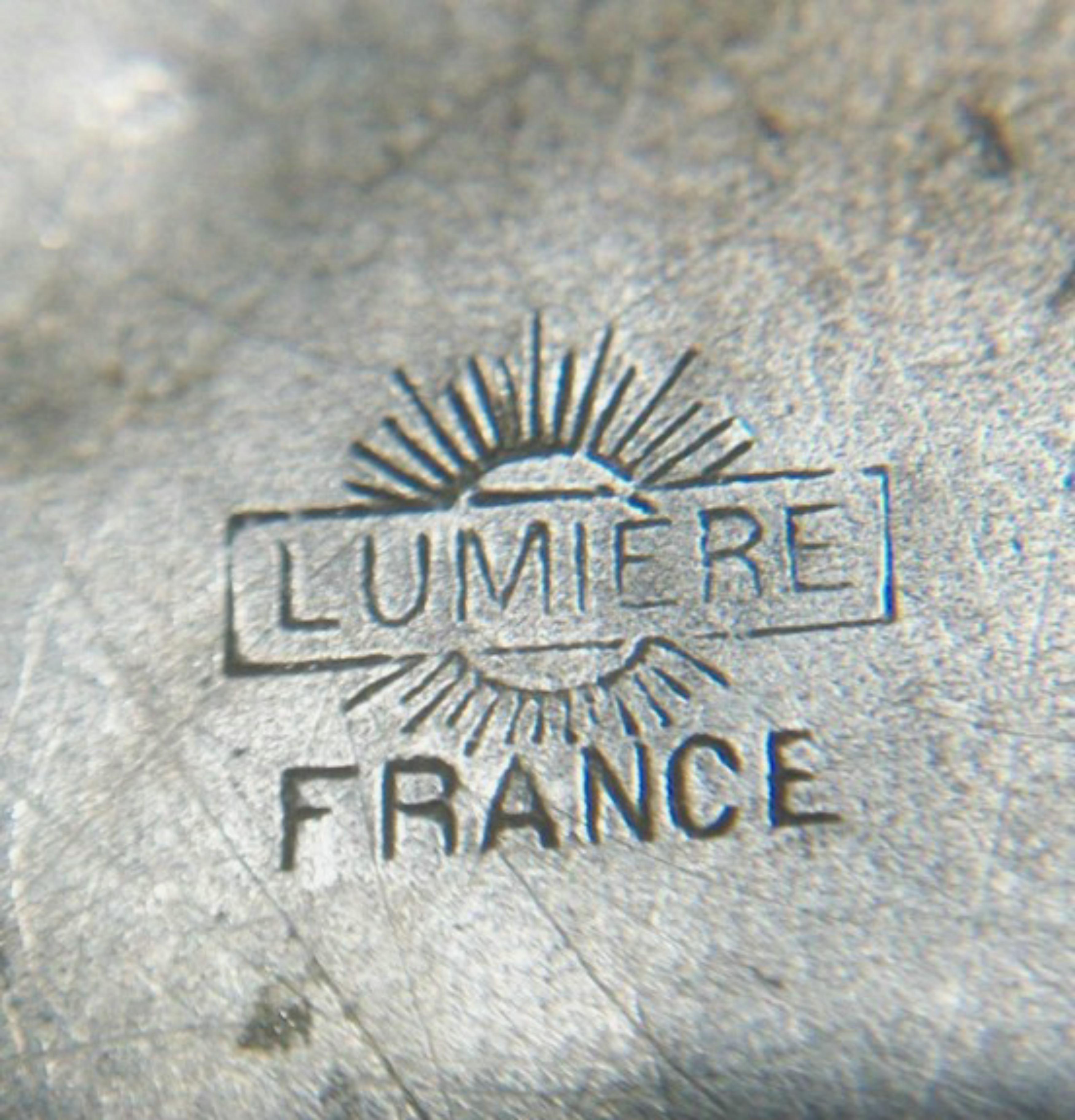 LUMIERE - Antica tazza da viaggio pieghevole con coperchio - Francia - Circa 1895 in vendita 3