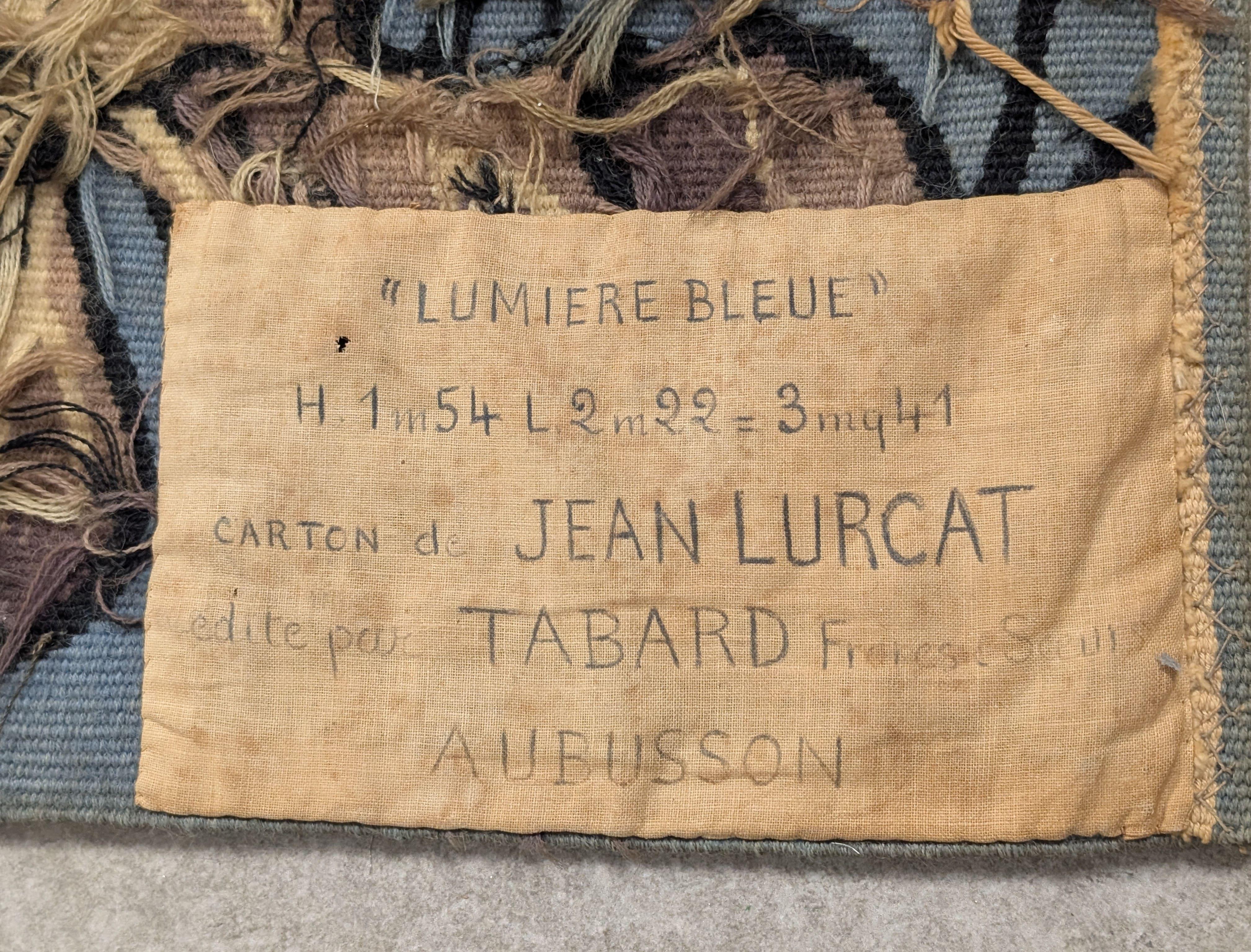 Mid-Century moderno Arazzo Aubusson 