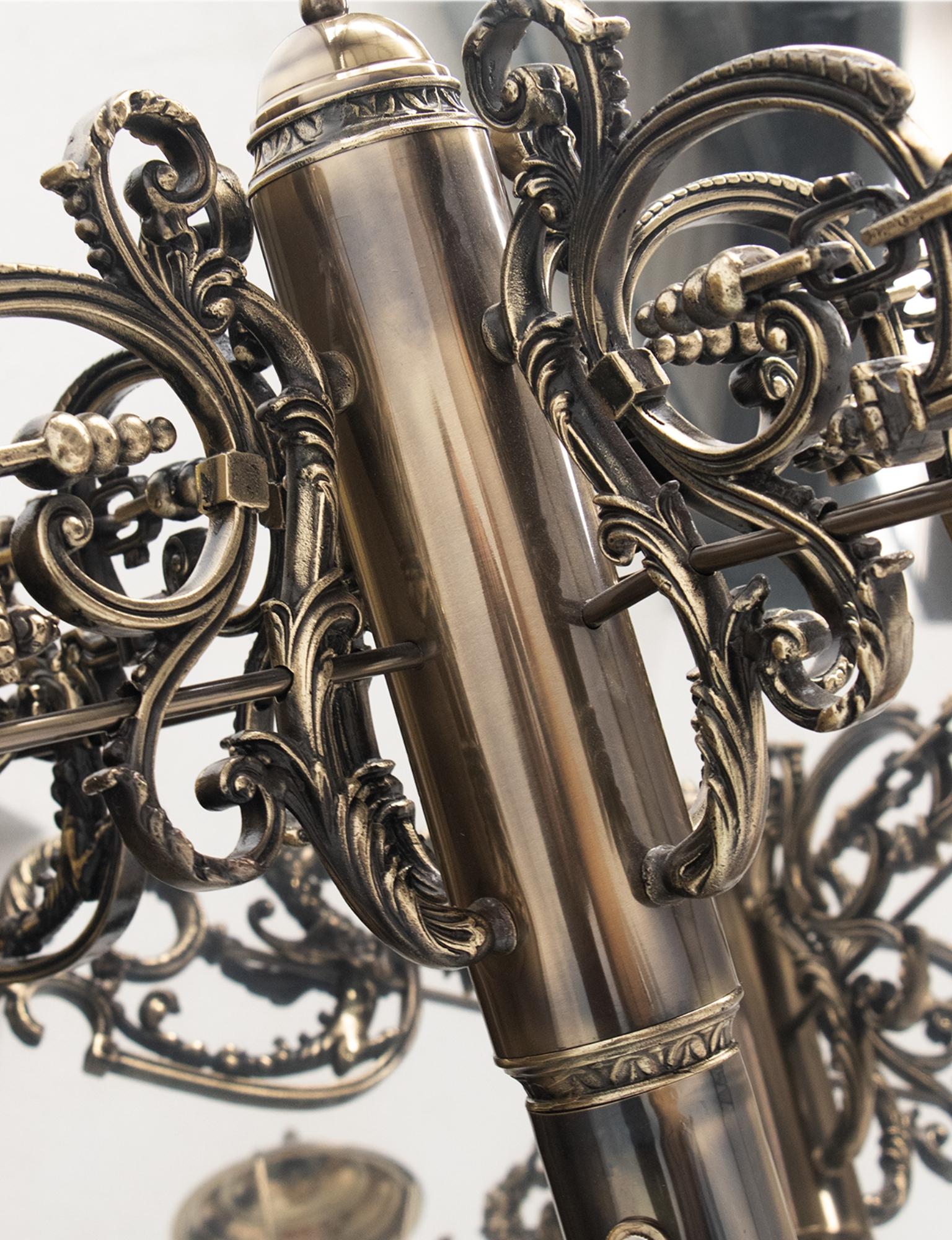 Lumiere Rectangular Mirror - Forged Gold-Plated Hammered Brass - Boca do Lobo In New Condition For Sale In Rio Tinto, PT