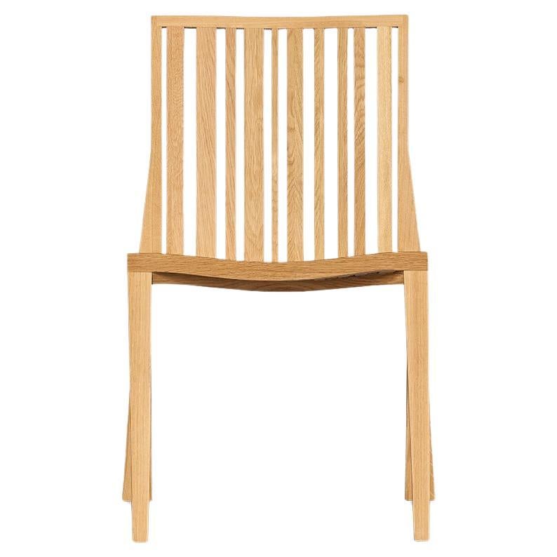 Lumin Stuhl - Eiche massiv, Natur im Angebot