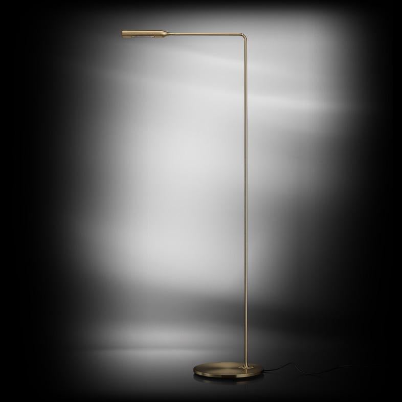 Lámpara de pie Lumina Oro Cepillado Flo  por Foster+Partners en venta 1