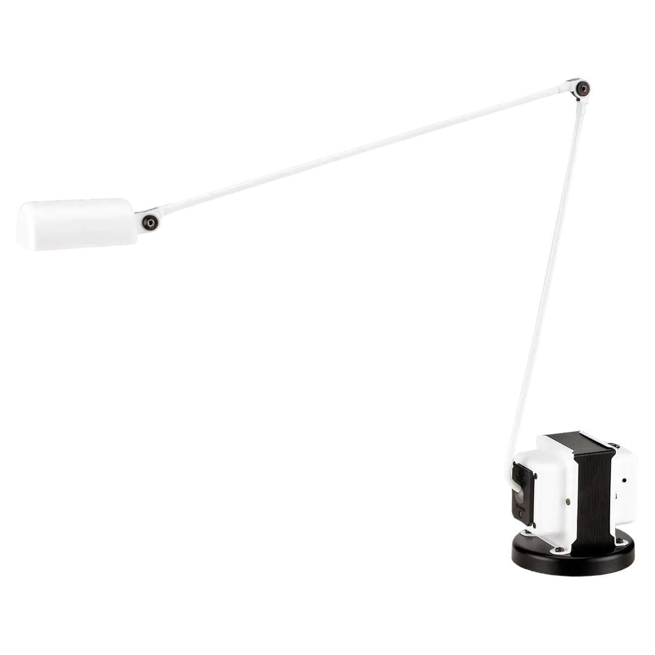 Lampe de bureau LED Lumina Daphine en blanc mat de Tommaso Cimini en vente