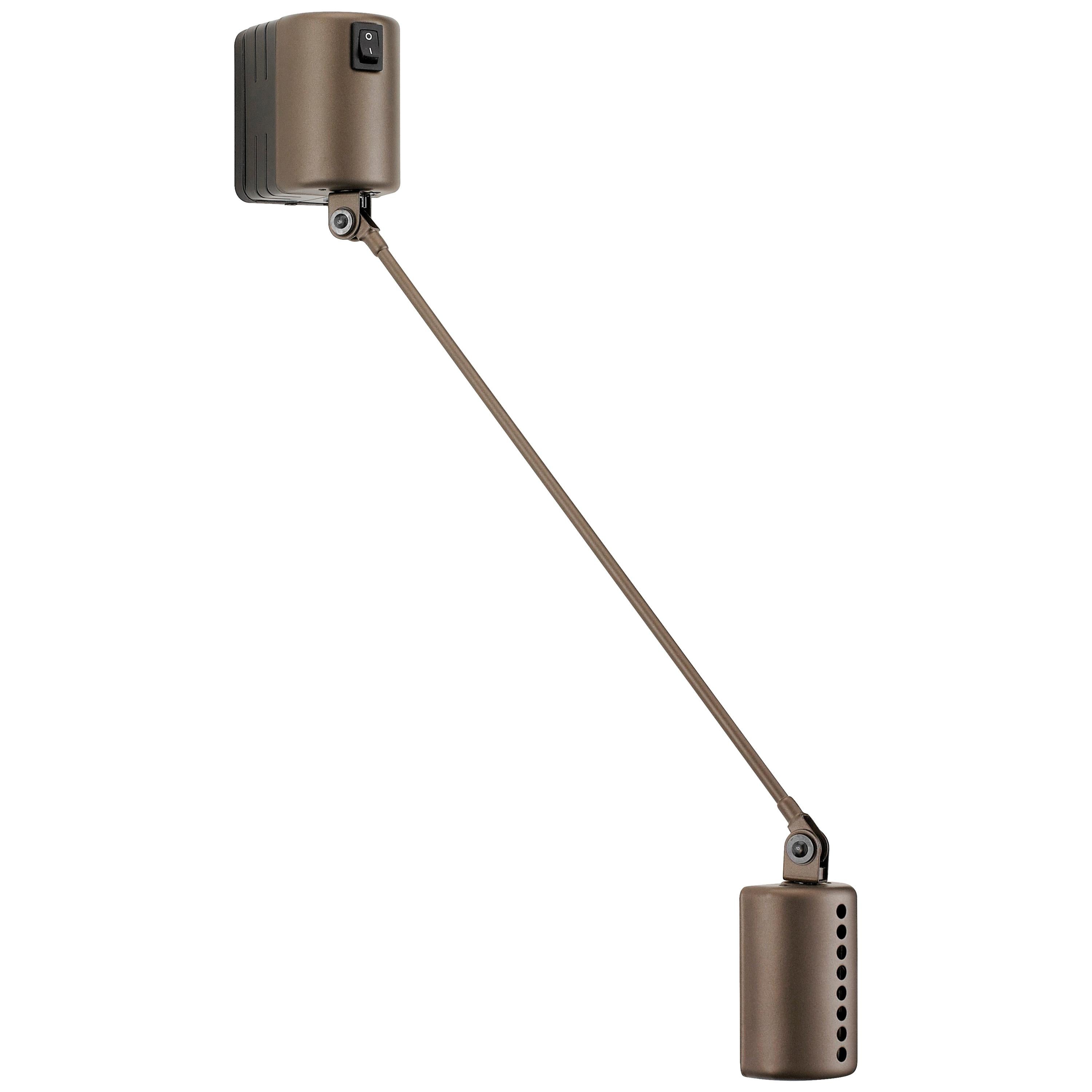 Lumina Daphine Parete 35 LED Lampada da parete in metallo verniciato bronzo di Tommaso Cimini