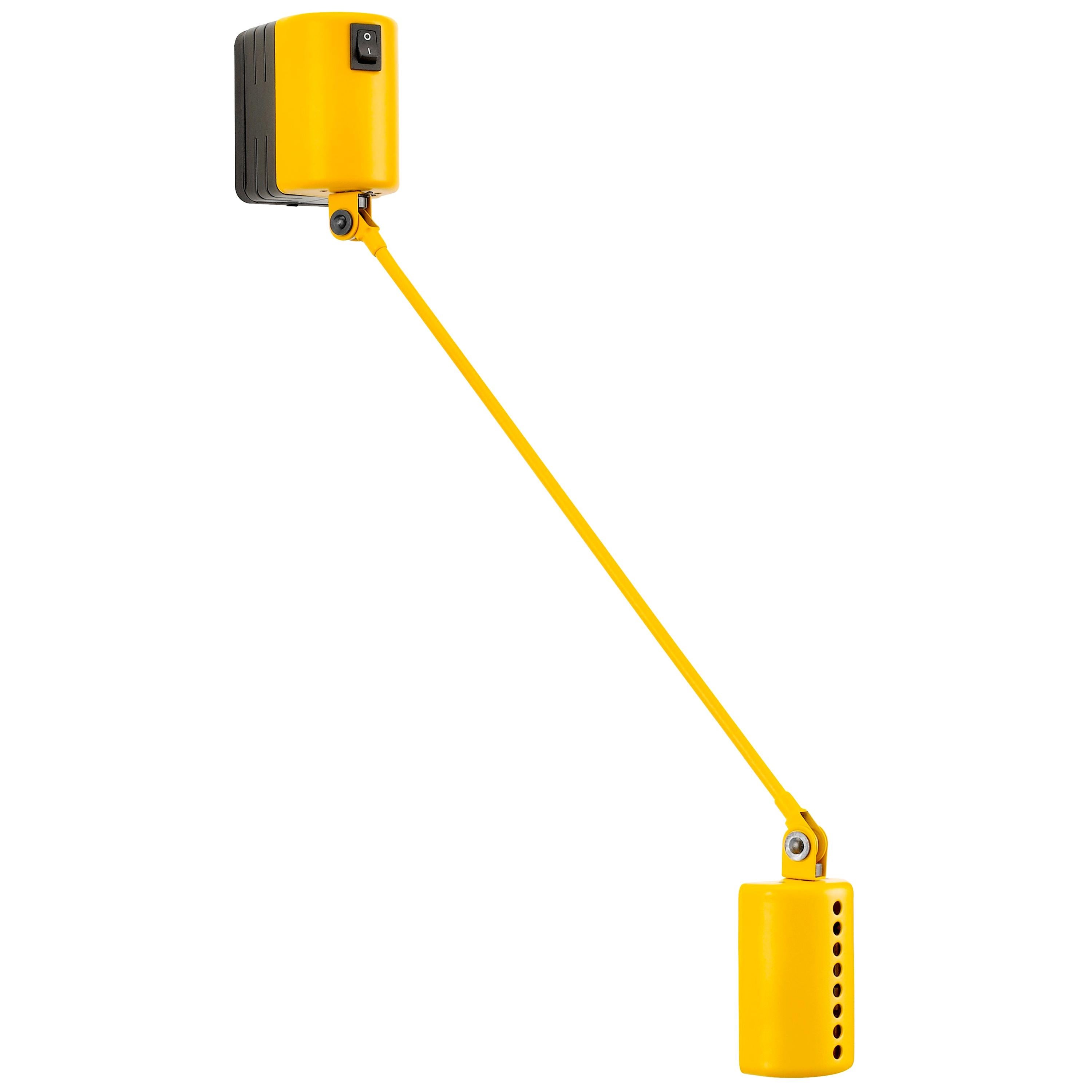 Lumina Daphine Parete 35 LED Wall Lamp in Matte Yellow by Tommaso Cimini