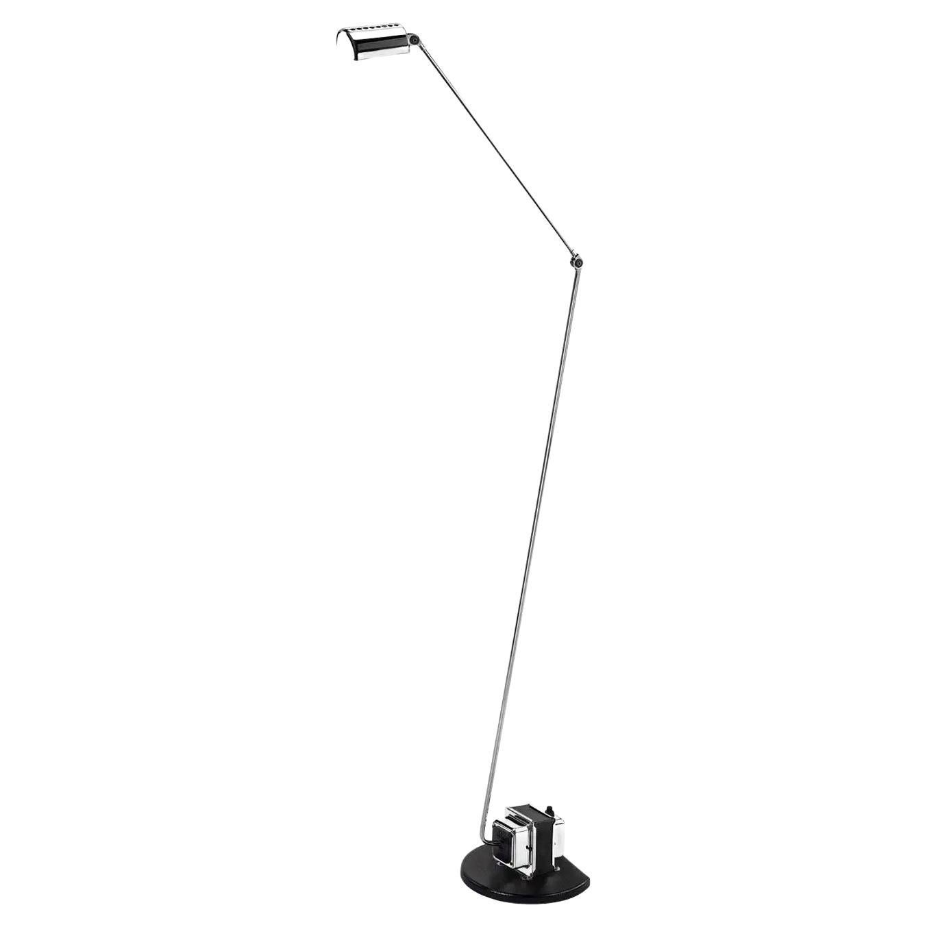 Lumina Daphine Terra LED Floor Lamp in Brushed Nickel by Tommaso Cimini For Sale