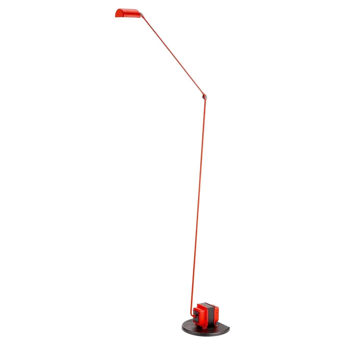 Lampe de bureau LED Lumina Daphine Terra en rouge mat de Tommaso Cimini en vente