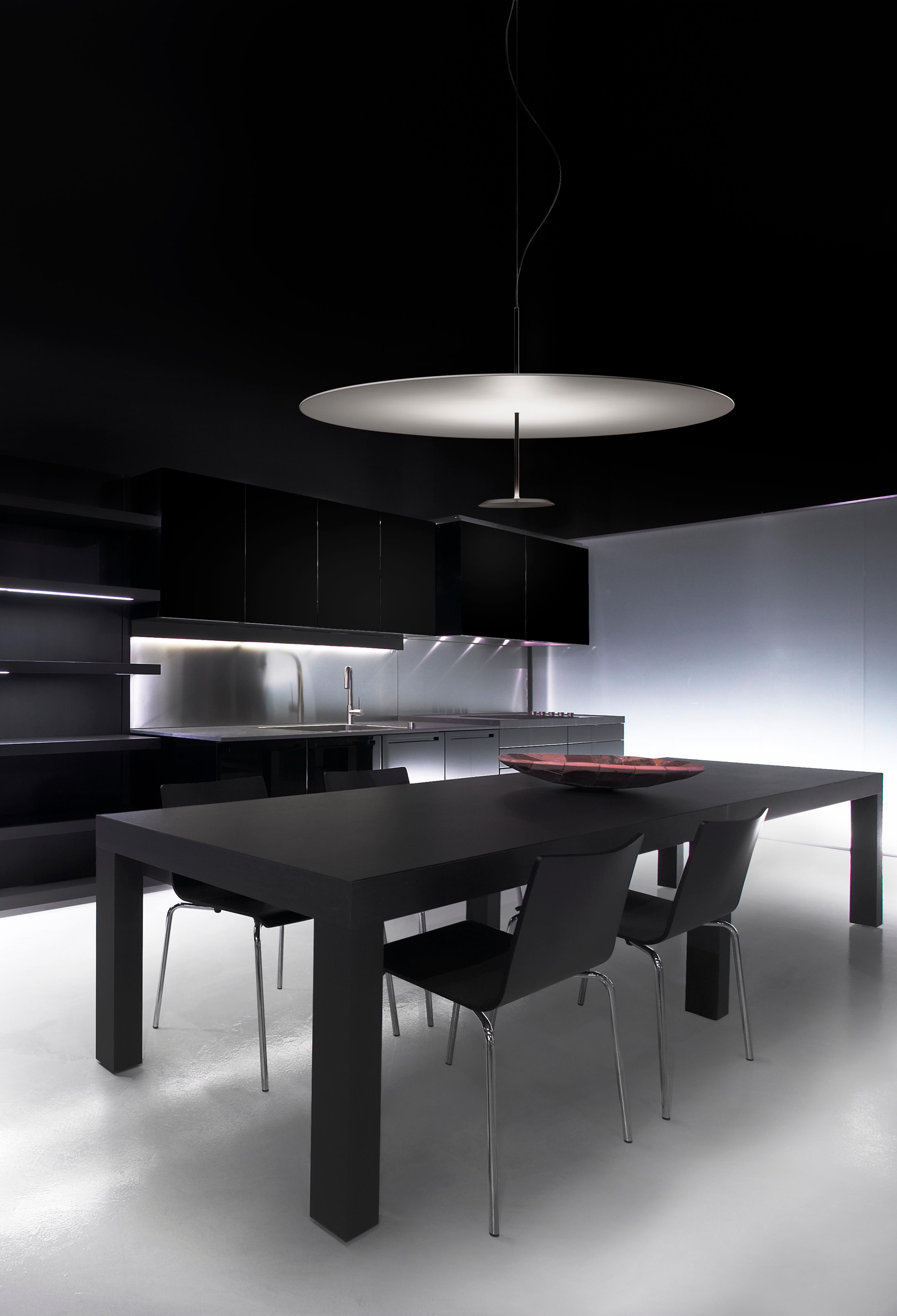 Modern Lumina Dot Large Pendant Light in Black by Foster+Partners For Sale
