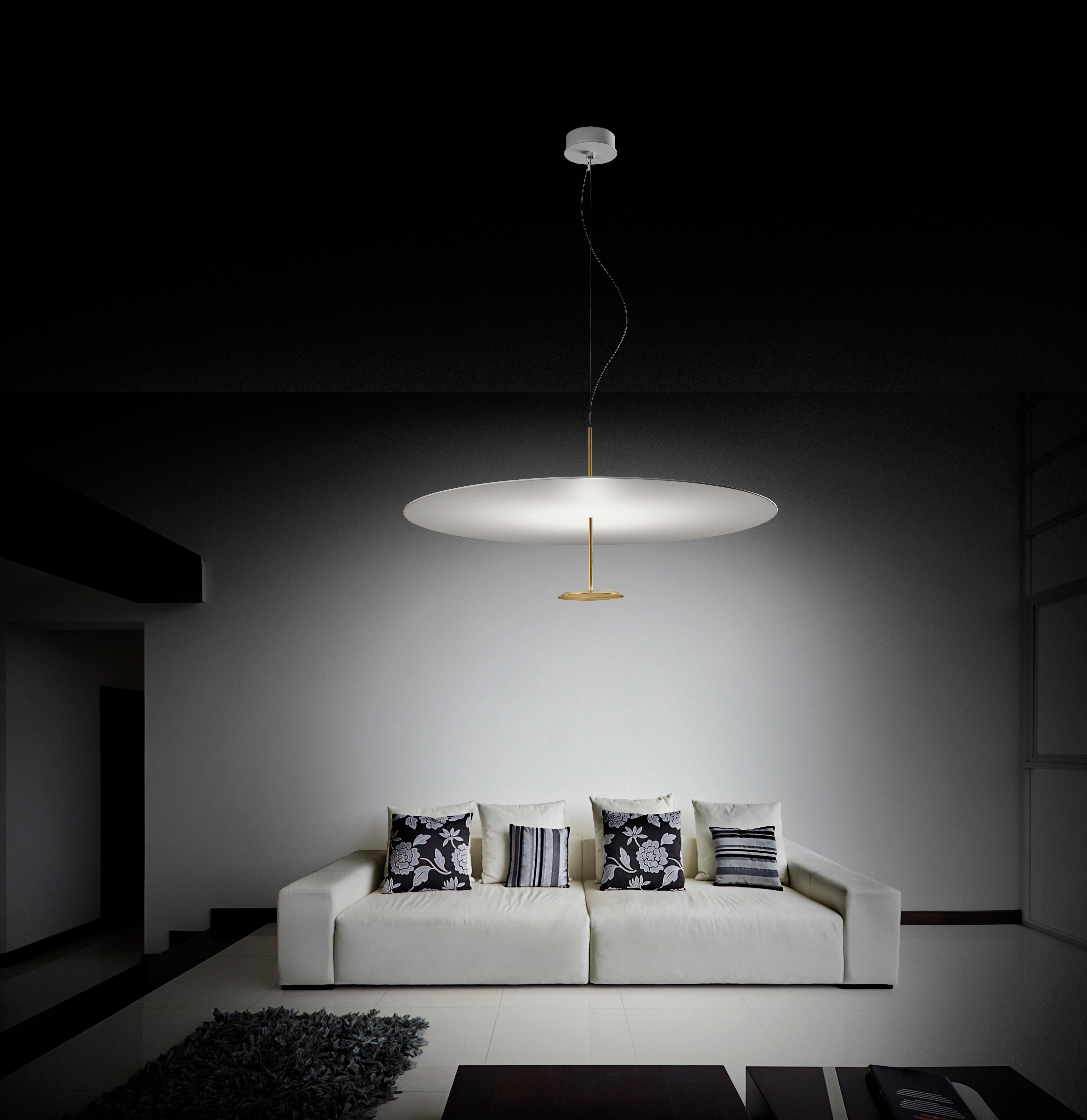 Medium Pendelleuchte Lumina Dot in Schwarz von Foster+Partners (Moderne) im Angebot