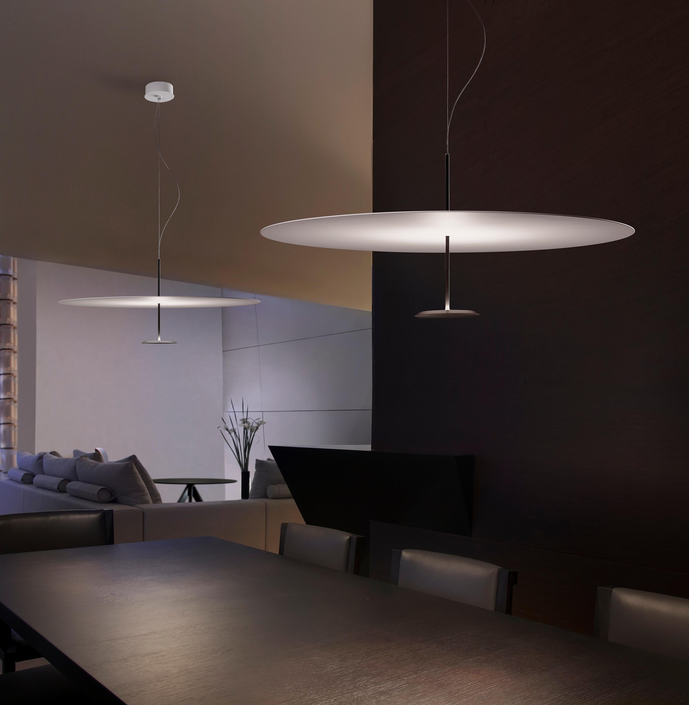 italien Lumina Dot - Lampe à suspension moyenne noire par Foster+Partners en vente