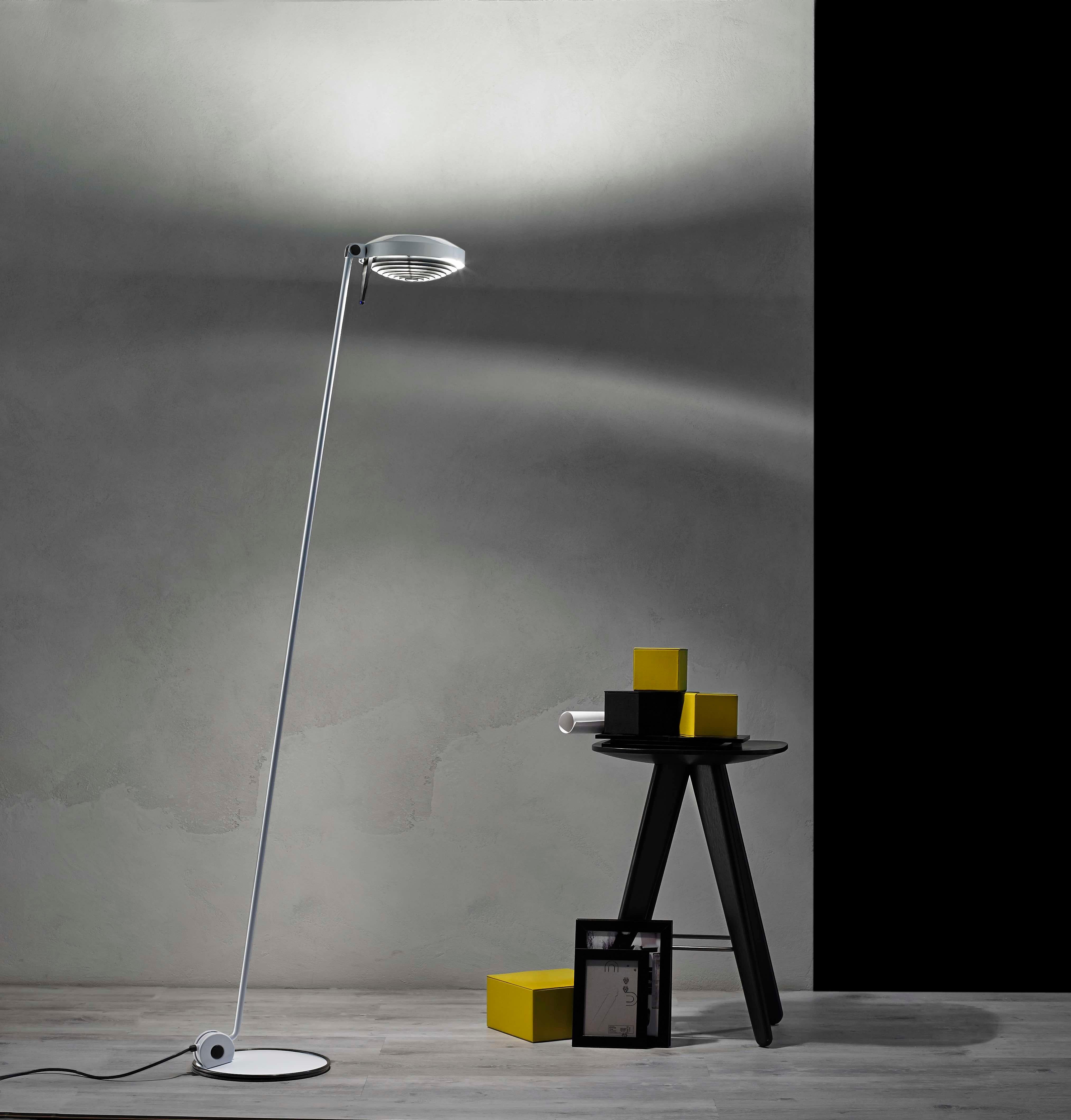 Italian Lumina Elle 1 Floor Lamp in White by Tommaso Cimini