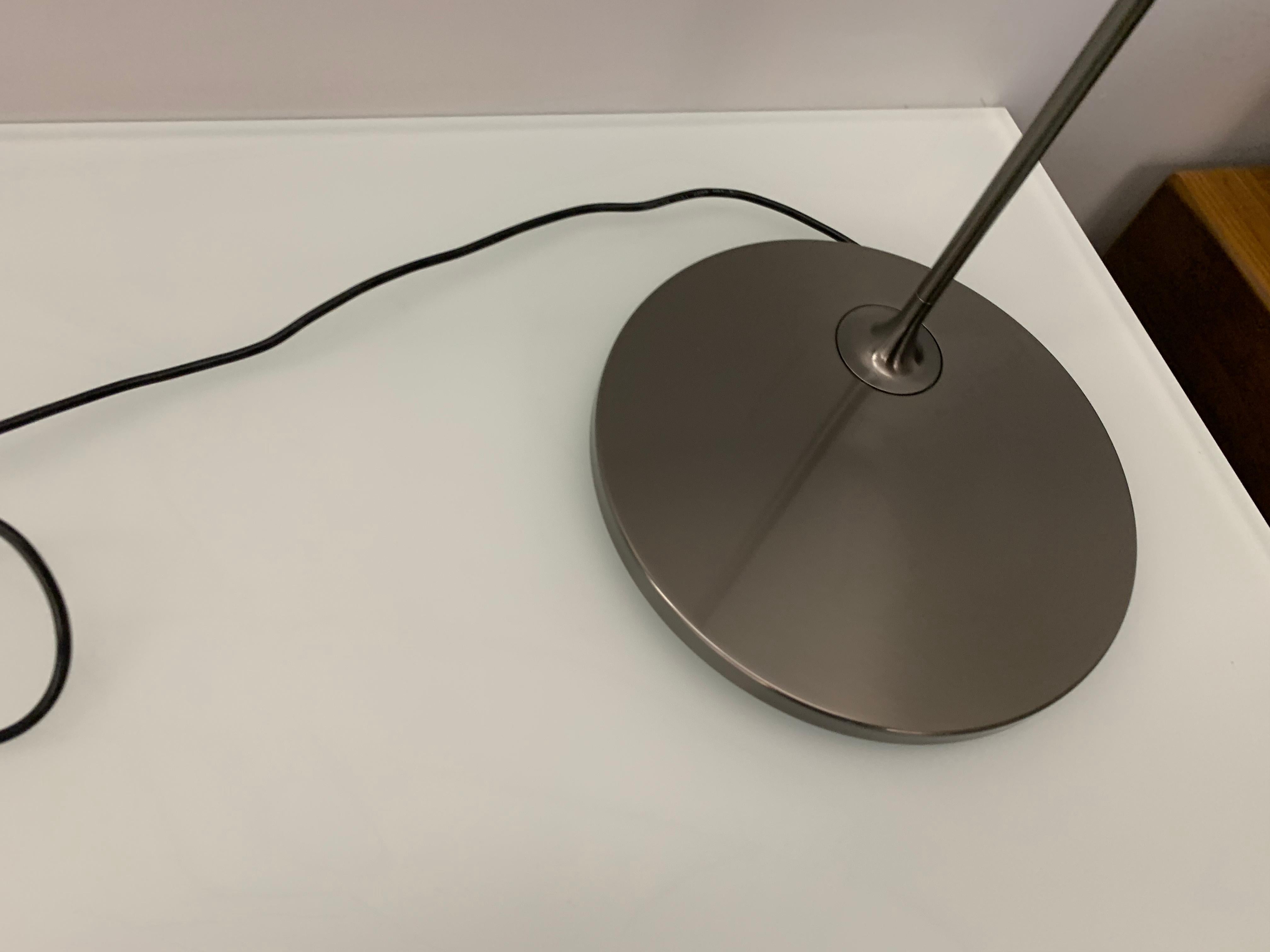 Italian Lumina Flo Desk Lamp in Metallic Bronze by Foster and Partners