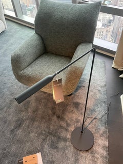 Lumina Flo Floor Lounge Lamp in black by Foster + Partners in STOCK