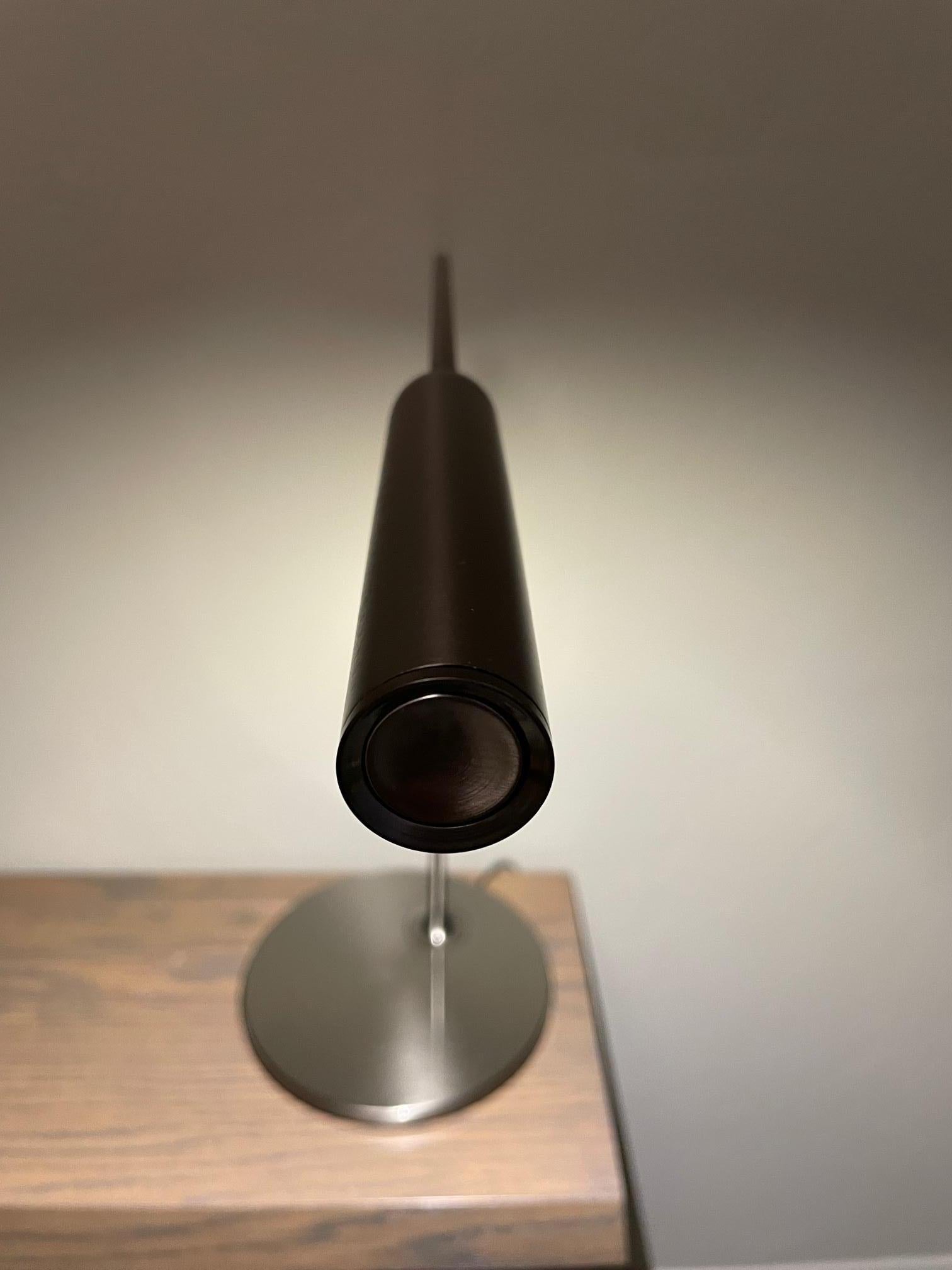 Italian Lumina Flo Gunmetal Desk Lamp  by Foster and Partners