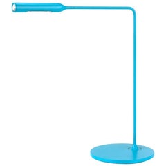 Lampe Lumina Flo en cyan mat par Foster+Partners