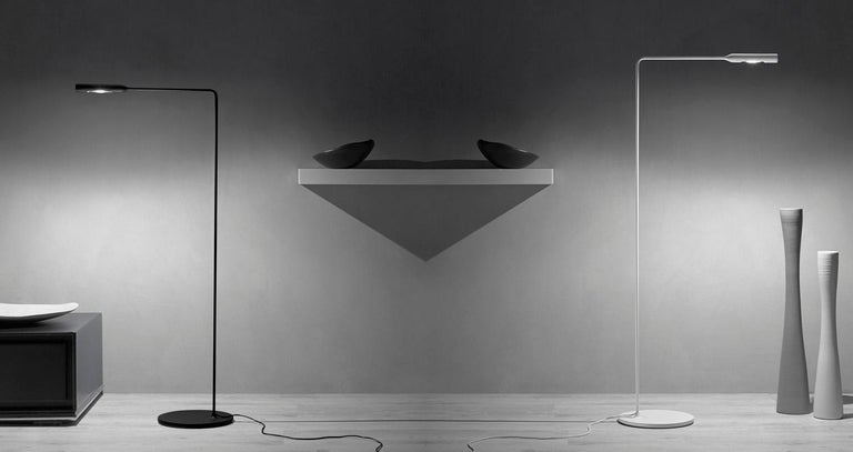 Lumina Flo Lounge Floor Lamp in Matte Orange by Foster ...