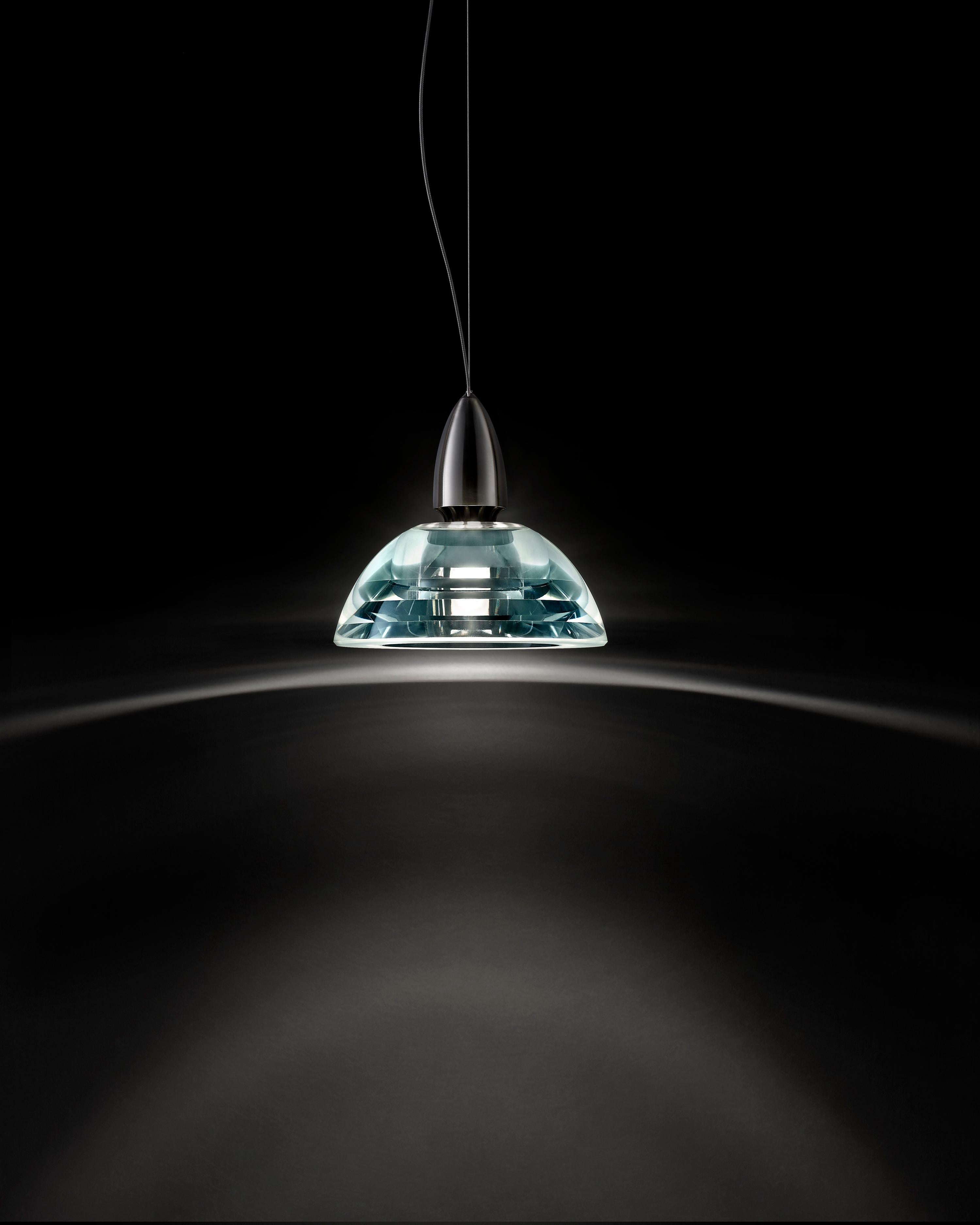 Contemporary Lumina Galileo LED Dimmable Suspension Lamp by Emanuele Ricci