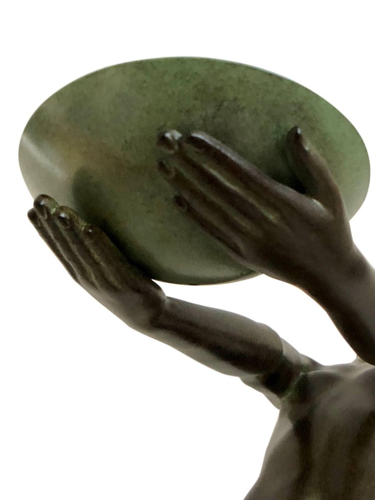 Lumina Important Art Deco Sculpture Lamp Original Max Le ...