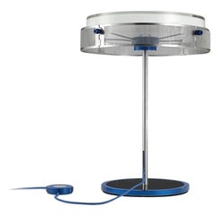 Lumina LED Anima Table Lamp in Anodised Blue by Jean-Michel Wilmotte