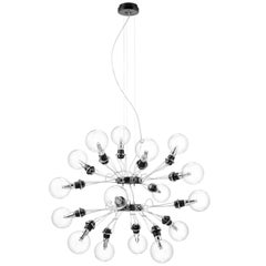 Lumina Matrix Doppia Suspension Lamp in Black by Yaacov Kaufman