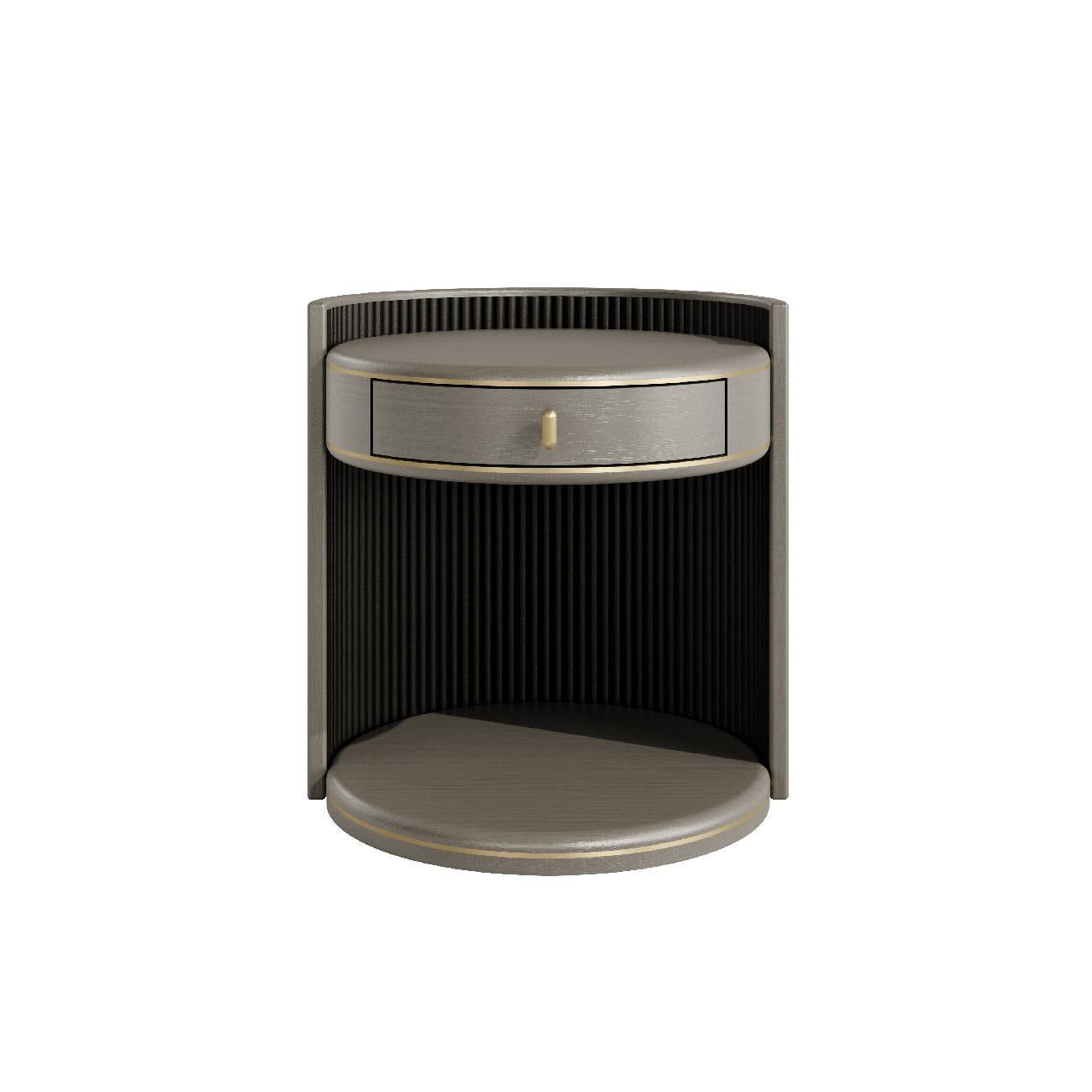 Lacquered LUMINA Modern Nightstand For Sale