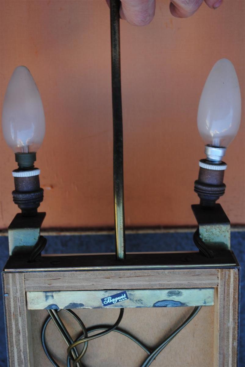 Lacquered Luminaire Wall Lamp 1940, Maison Baguès, Paris For Sale