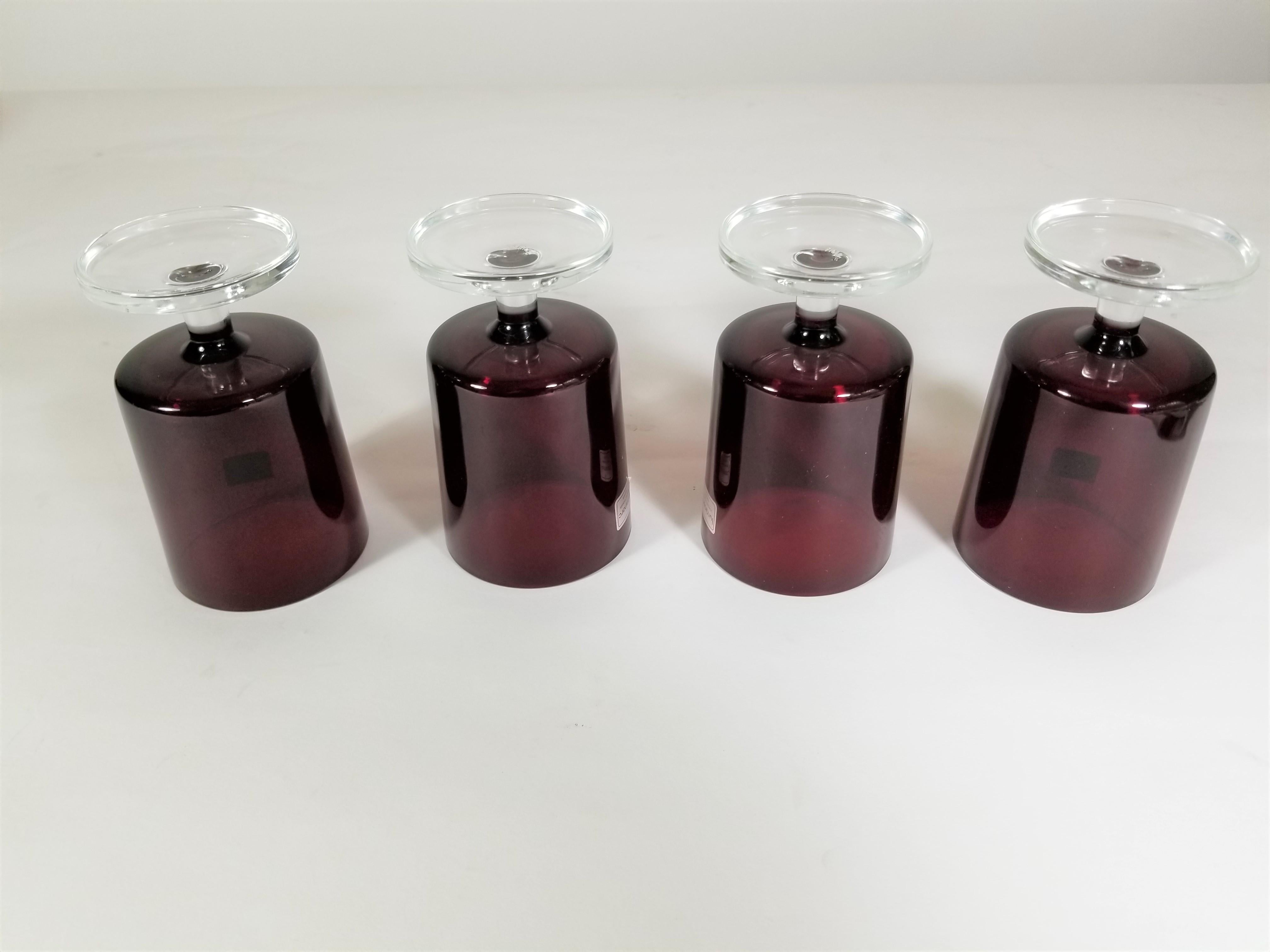 Luminarc France Ruby Red Glassware 4