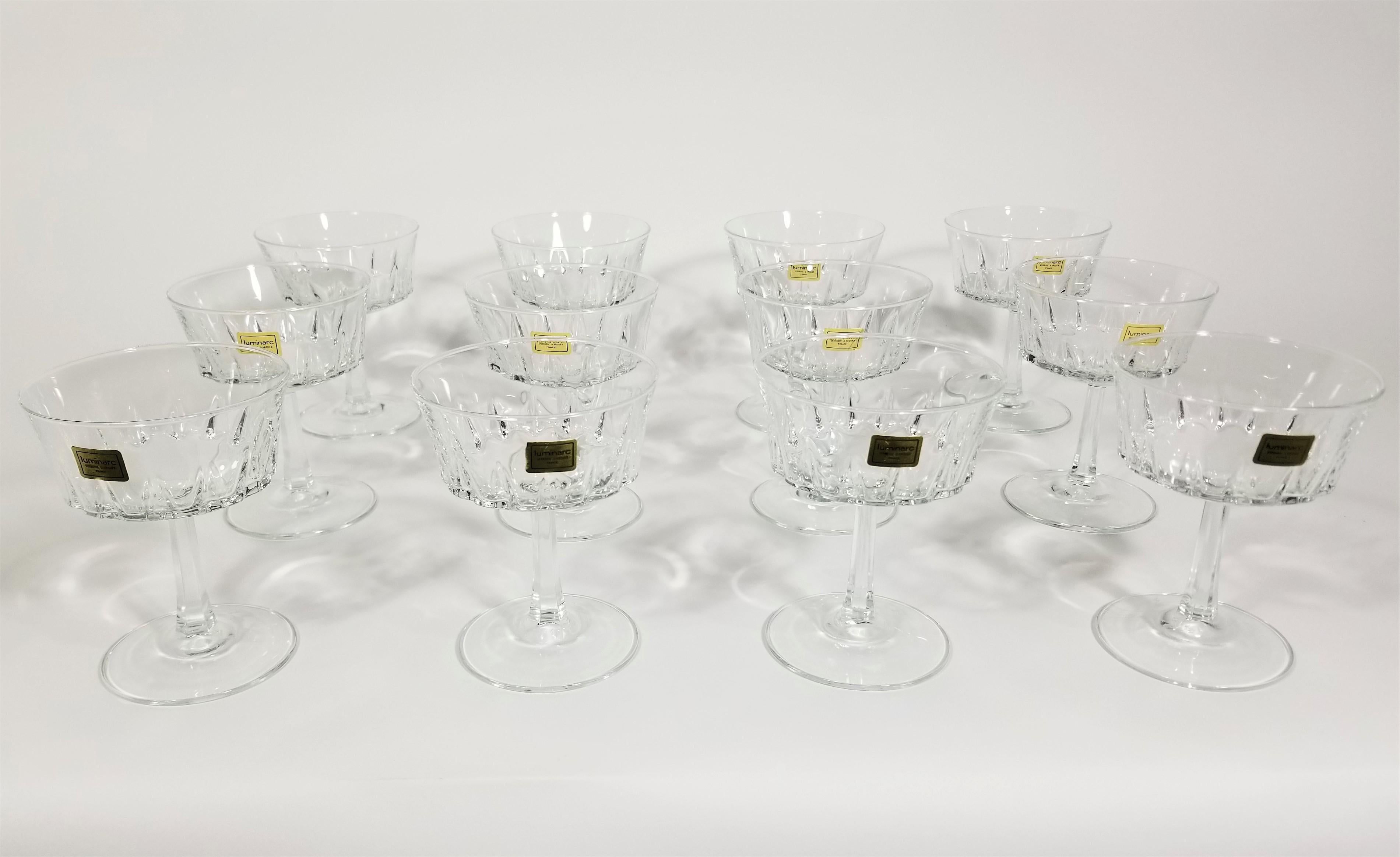 luminarc crystal wine glasses