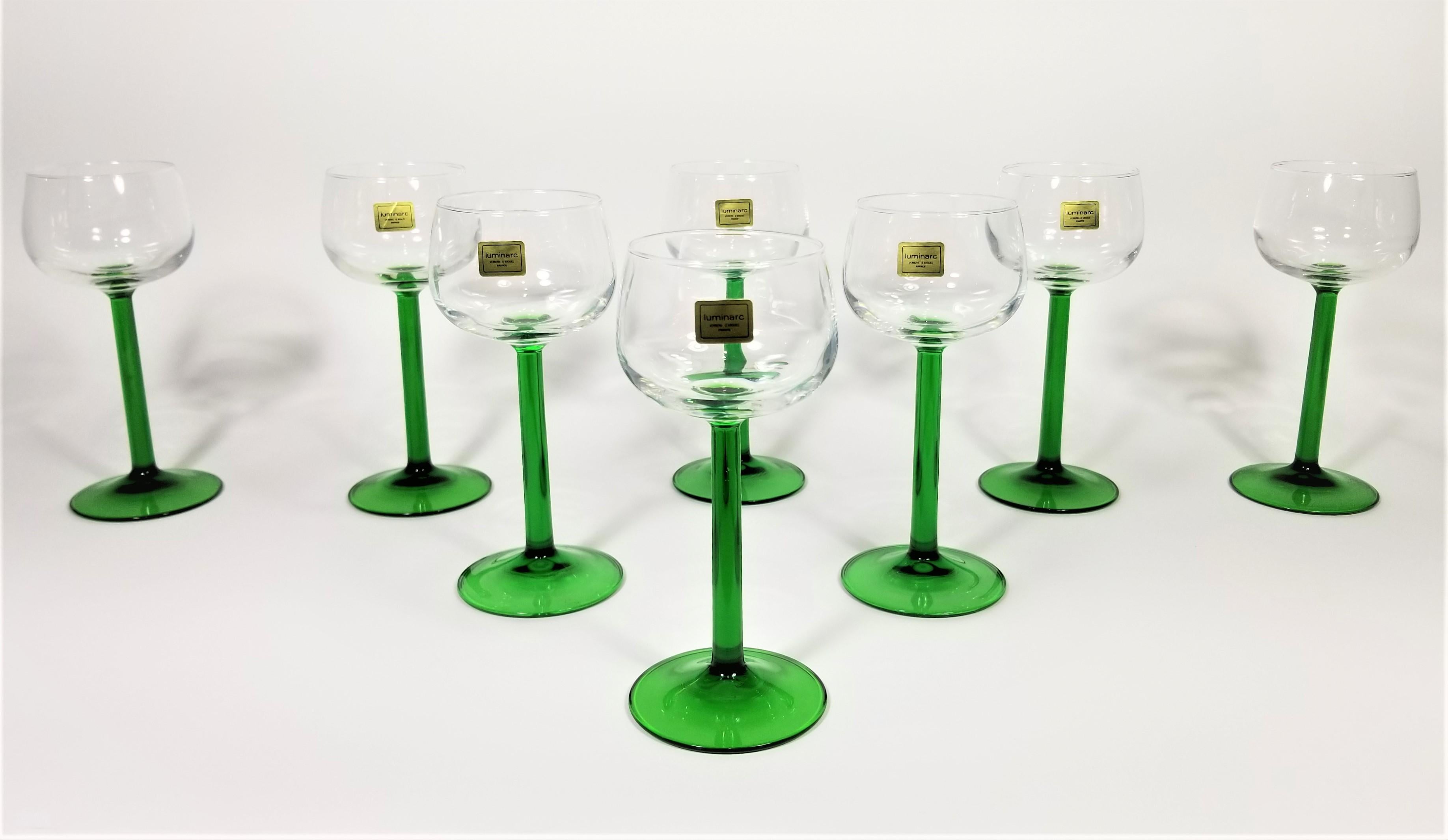 Luminarc French Stemware Glassware Barware Made in France Unused, Set of 8 4