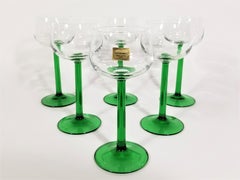 Luminarc Glassware Stemware Made in France Mid  Century Set of 6