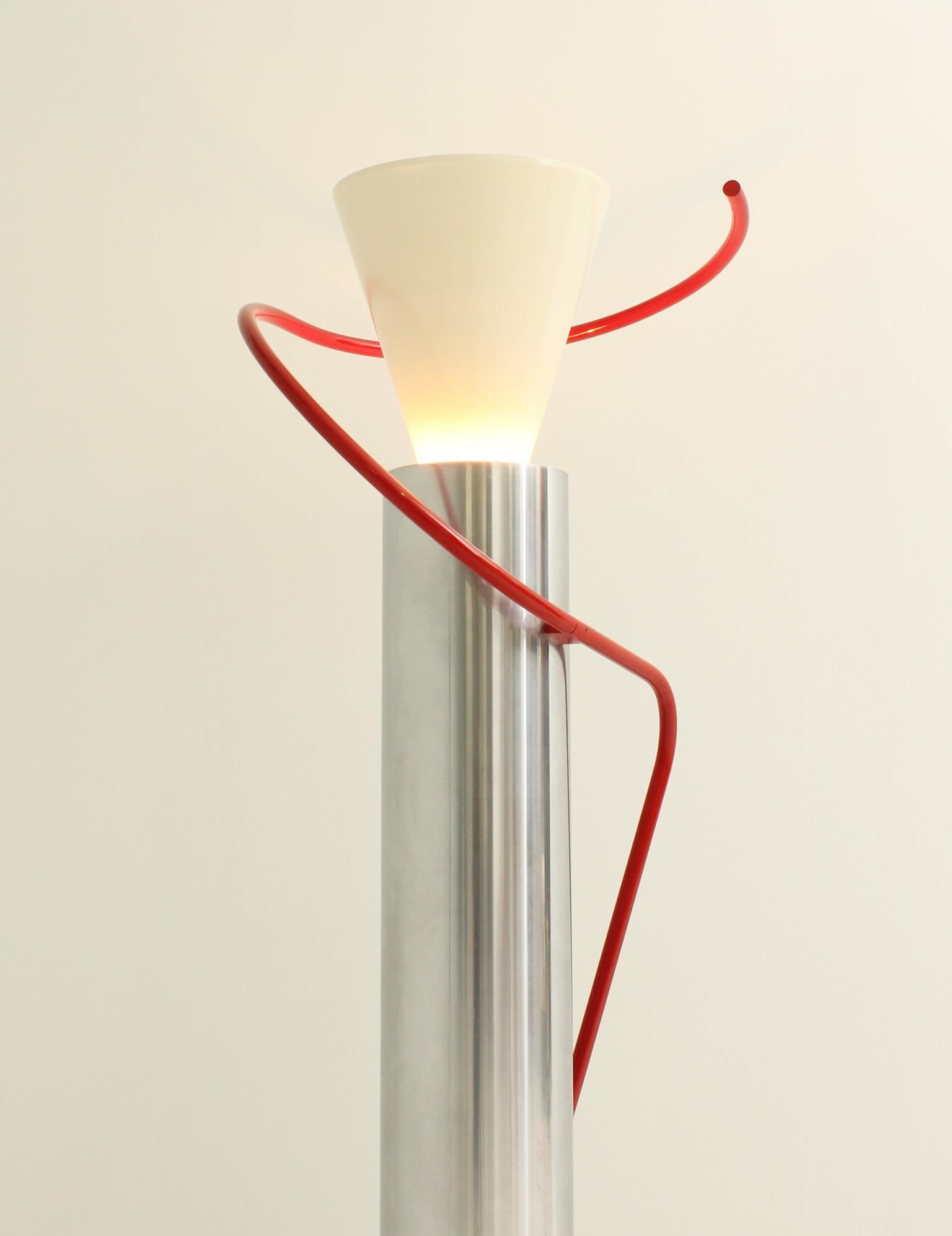 Metal Luminator Lamp by Luciano Baldessari, Italy, 1979 For Sale
