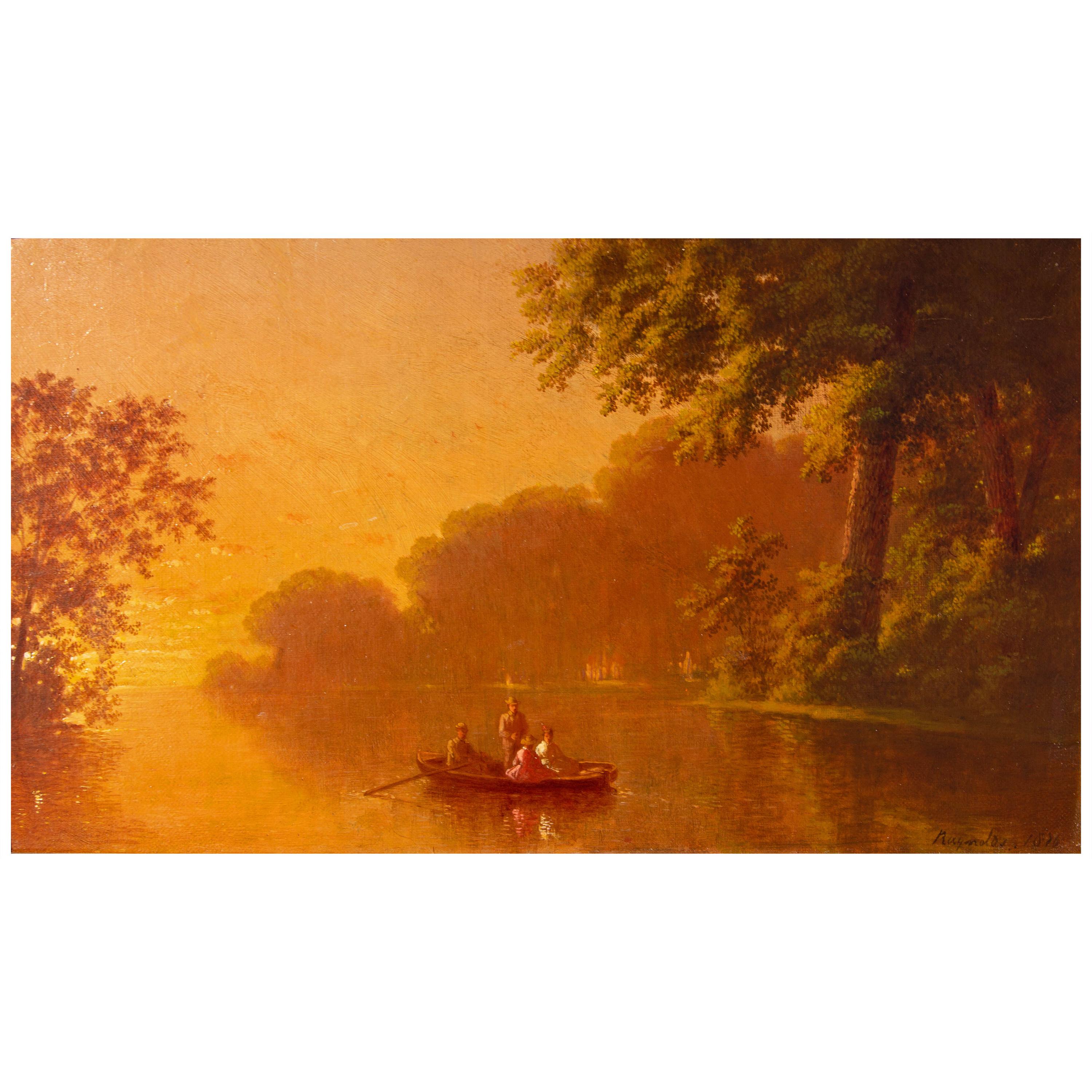 Luminist Hudson River School Painting