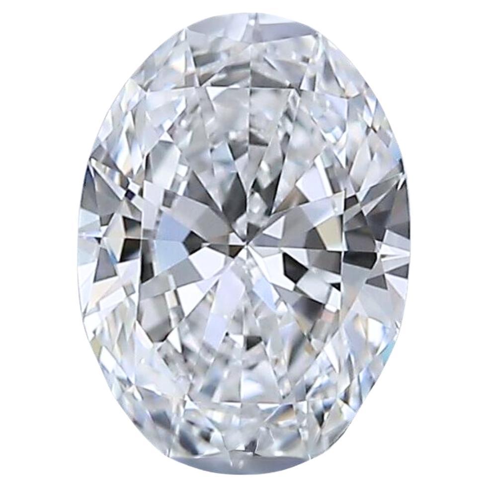 Luminous 0.51ct Double Excellent Ideal Cut Oval-Shaped Diamond - GIA Certified