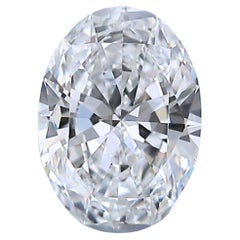 Luminous 0.51ct Double Excellent Ideal Cut Oval-Shaped Diamond - GIA Certified