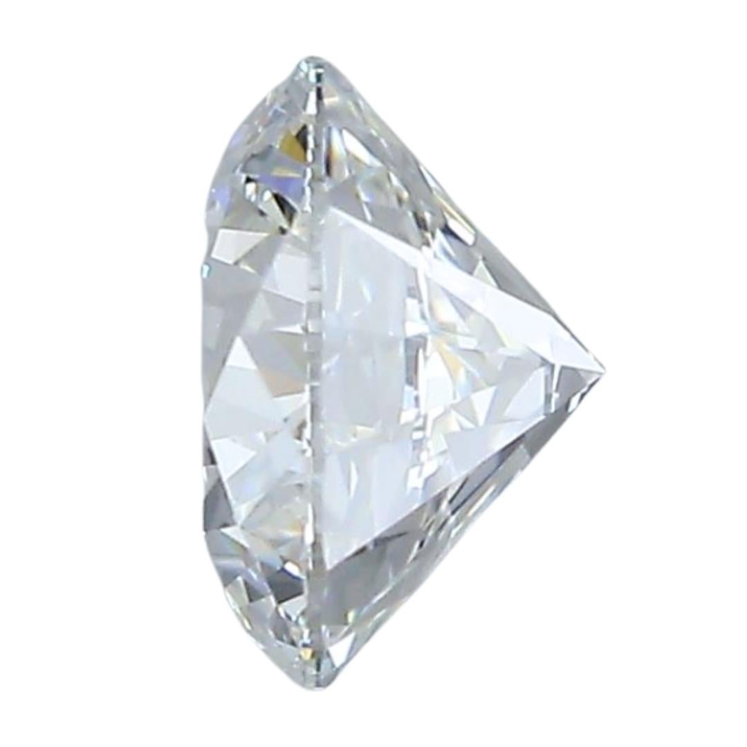 Luminous 0.56ct Natural Round-Shaped Diamond - GIA Certified In New Condition For Sale In רמת גן, IL