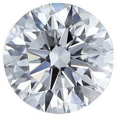 Luminous 0.56ct Natural Round-Shaped Diamond - GIA Certified