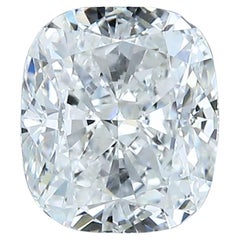 Luminous 1.00ct Double Excellent Ideal Cut Cushion-Shaped Diamond