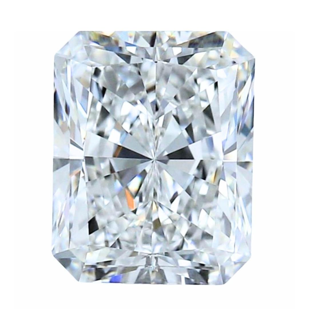 Luminoso diamante rettangolare doppio eccellente con taglio ideale da 1,01 ct. in vendita 2