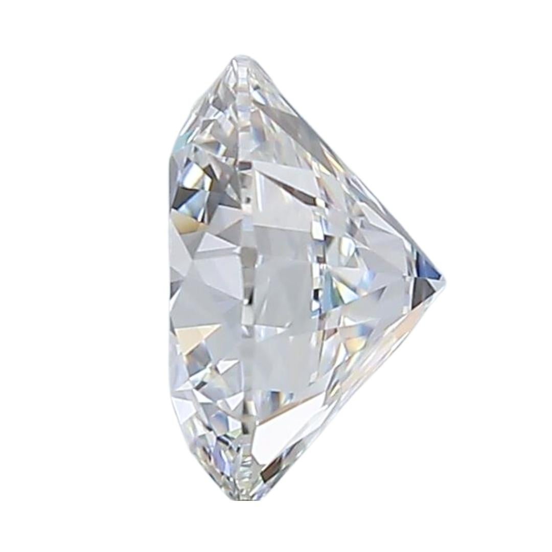 Round Cut Luminous 1.02ct Ideal Cut Round Diamond - GIA Certified For Sale