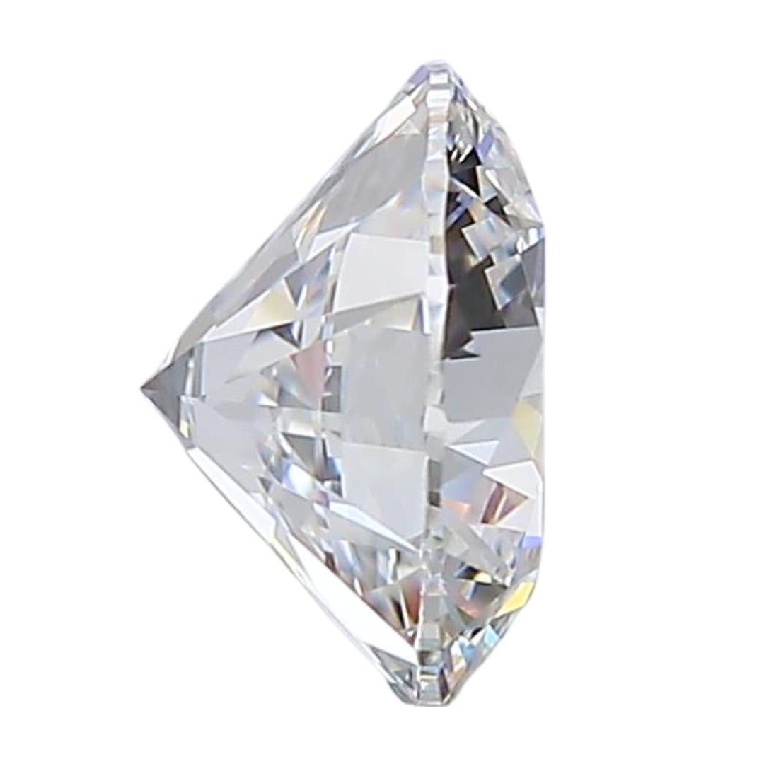 Luminous 1.02ct Ideal Cut Round Diamond - GIA Certified In New Condition For Sale In רמת גן, IL