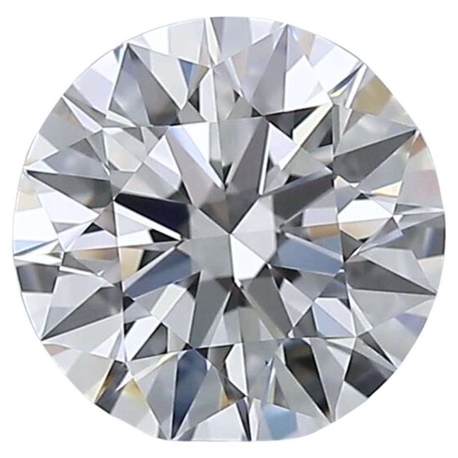 Diamant rond lumineux de 1,02 carat de taille idéale, certifié GIA