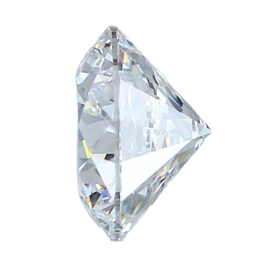 Luminoso diamante rotondo a taglio ideale triplo eccellente da 1,14 carati - certificato GIA In condizioni Nuovo in vendita a רמת גן, IL