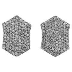 Luminous 1.22ct Princess-Cut Diamond Earrings in 18K White Gold Luminous 1.22ct Princess-Cut Diamond Earrings in 18K White Gold