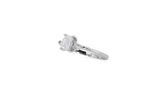 Luminous 1.28ct Diamonds 3-Stone Ring in 18k White Gold - GIA Certified