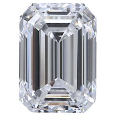 Diamante luminoso talla esmeralda ideal de 1,50 ct - Certificado GIA