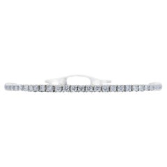 Bracciale tennis con diamanti Luminous da 2,49 carati in oro bianco 18 carati
