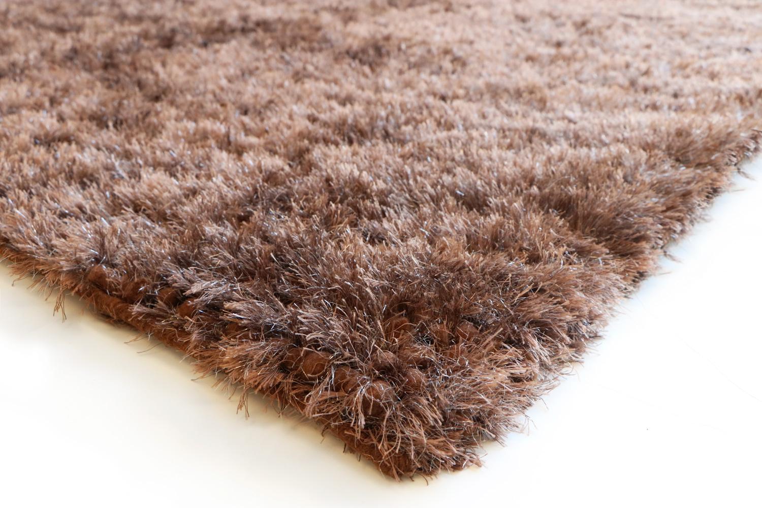 Indian Nature Inspired Luminous Spring Brown Rug by Deanna Comellini In Stock 170x240cm For Sale