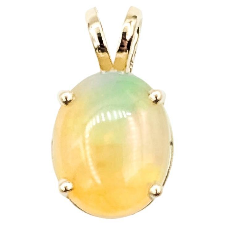 Pendentif Luminous Opal en or jaune 14k en vente