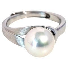Luminous Perlenring aus Sterlingsilber
