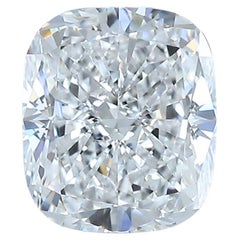 Luminous Perfection: 1.01 ct Ideal Cut Cushion Diamond - GIA Certified